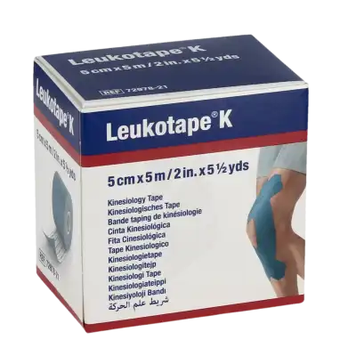 Leukotape K Sparadrap Bleu 5cmx5m à GRENOBLE