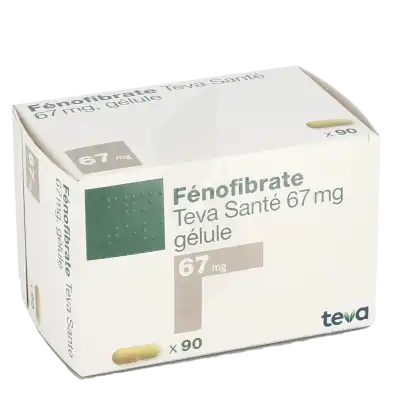 Fenofibrate Teva Sante 67 Mg, Gélule à LES-PAVILLONS-SOUS-BOIS