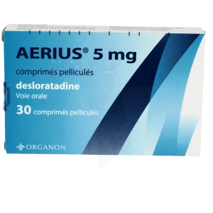 Aerius 5 Mg, Comprimé Pelliculé