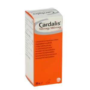 Cardalis 10 Mg/80 Mg Comprimes A Croquer Pour Chiens, Comprimé