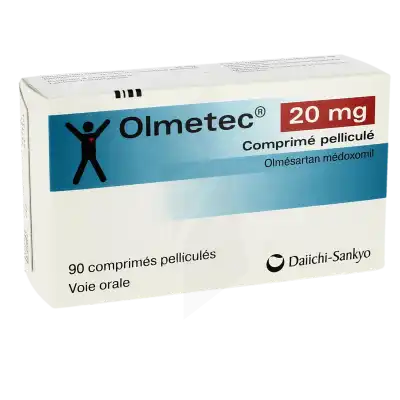 OLMETEC 20 mg, comprimé pelliculé