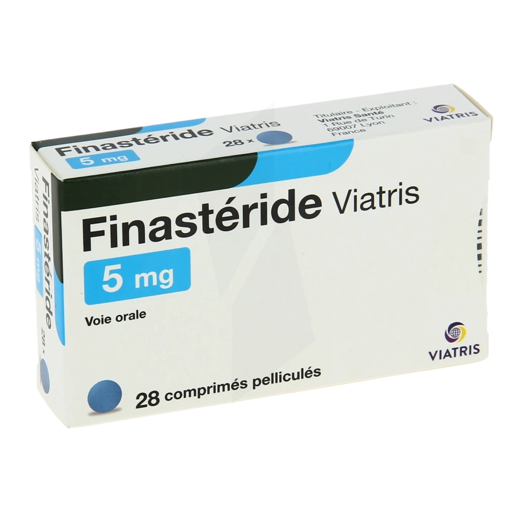 Finasteride Viatris 5 Mg, Comprimé Pelliculé