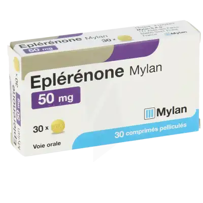 Eplerenone Viatris 50 Mg, Comprimé Pelliculé à Blere
