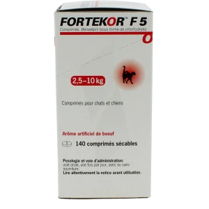 Fortekor F 5 Comprimes Pour Chats Et Chiens, Comprimé