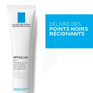 La Roche Posay Effaclar K+ Soin Visage Anti Points Noirs Peaux à Tendance Acnéique Tube/40ml