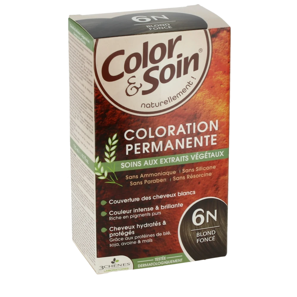 Color&soin Kit Coloration Permanente 6n Blond Foncé