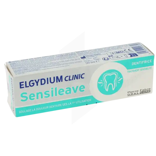 Elgydium Clinic Sensileave Dentifrice Sensibilité Dentaire T/50ml