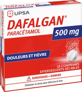 Dafalgan 500 Mg, Comprimé Effervescent Sécable
