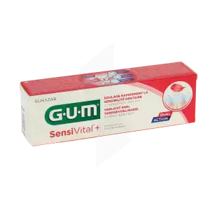 Gum Sensivital+ Dentifrice 75ml à Drocourt