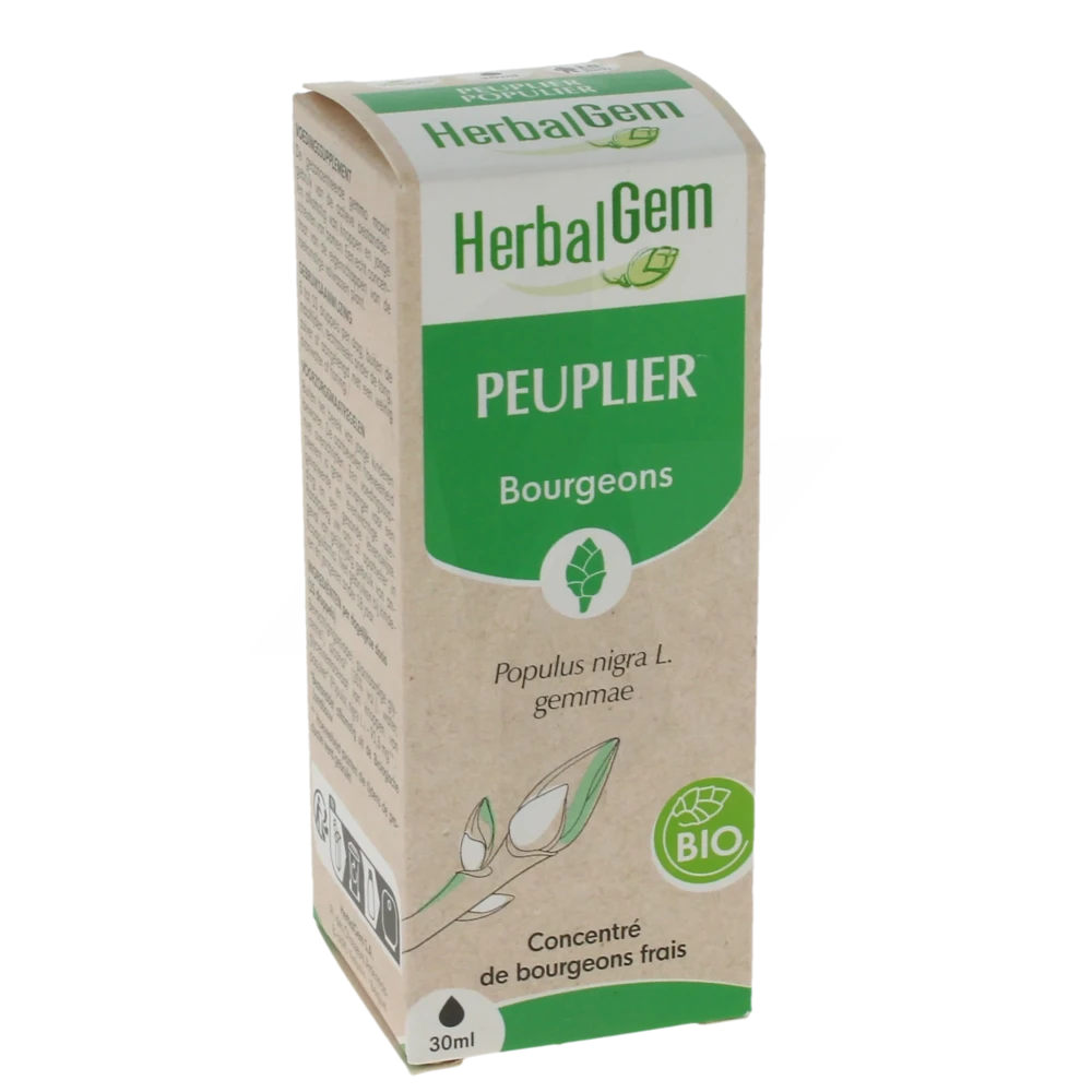 Herbalgem Peuplier Macérat Bio Fl Cpte-gttes/30ml