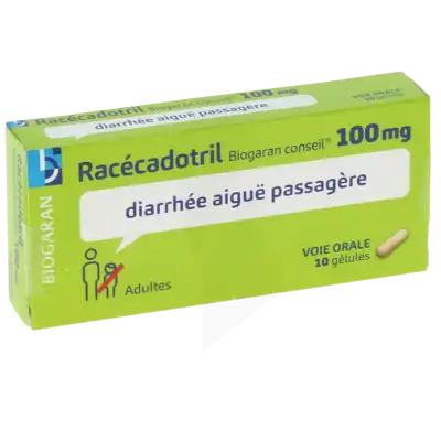 RACECADOTRIL BIOGARAN CONSEIL 100 mg, gélule