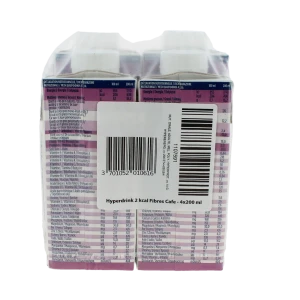 Nutrisens Hyperdrink 2kcal Fibres Nutriment Café 4 Briques/200ml