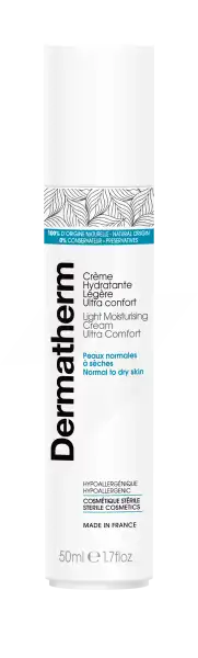 Dermatherm Crème Hydratante Légère Ultra Confort 50ml
