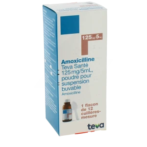 Amoxicilline Teva Sante 125 Mg/5 Ml, Poudre Pour Suspension Buvable