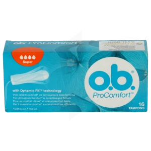 O.b. Procomfort Super 16 Tampons