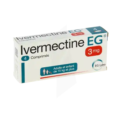 Ivermectine Eg 3 Mg, Comprimé à LIVRON-SUR-DROME