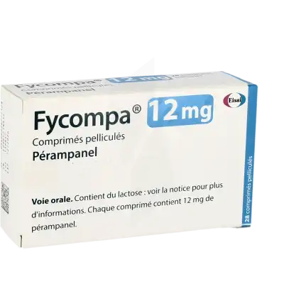 Fycompa 12 Mg, Comprimé Pelliculé à LE LAVANDOU