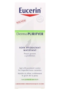 Eucerin Dermopurifyer Matifiant Emuls Soin Hydratant Fl Pompe/50ml