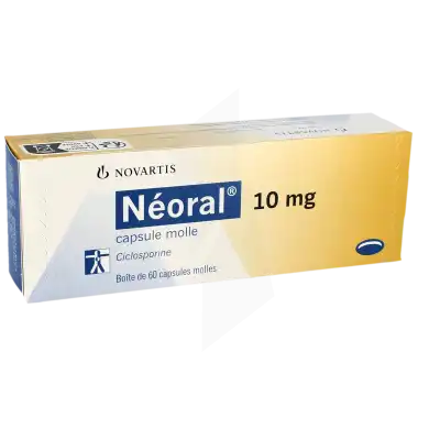 Neoral 10 Mg, Capsule Molle à CUISERY