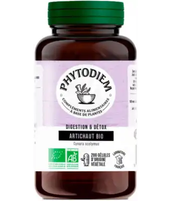 Phytodiem Artichaut Bio 290mg Gélules B/200 à ALBERTVILLE