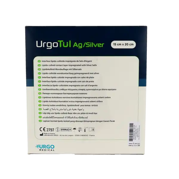 Urgotul Ag, 15 Cm X 20 Cm , Bt 16