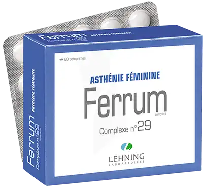 Lehning Complexe Ferrum N° 29 Comprimés B/60 à BIGANOS