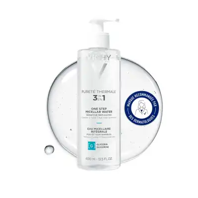 Vichy Pureté Thermale Eau Micellaire Minérale Visage Et Yeux Flacon Pompe/400ml à Saint-Bonnet-de-Mure