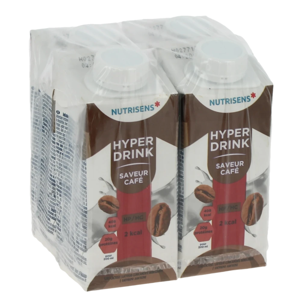 Nutrisens Hyperdrink 2kcal Nutriment Café 4briques/200ml