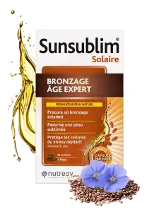 Nutreov Sunsublim Caps Bronzage Anti-âge B/28 à LLUPIA
