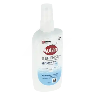 Autan Defense Sensitive Spray Répulsif Anti-moustiques Fl/100ml à TOULOUSE