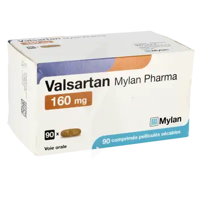 Valsartan Viatris 160 Mg, Comprimé Pelliculé Sécable à SAINT-SAENS