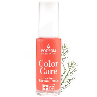 Poderm Vernis Color Care 273 Rose Corail Fl/8ml à FLEURANCE