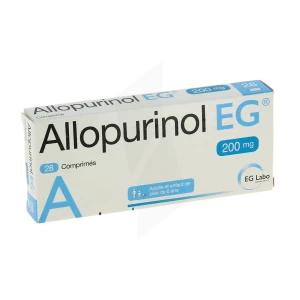 Allopurinol Eg 200 Mg, Comprimé