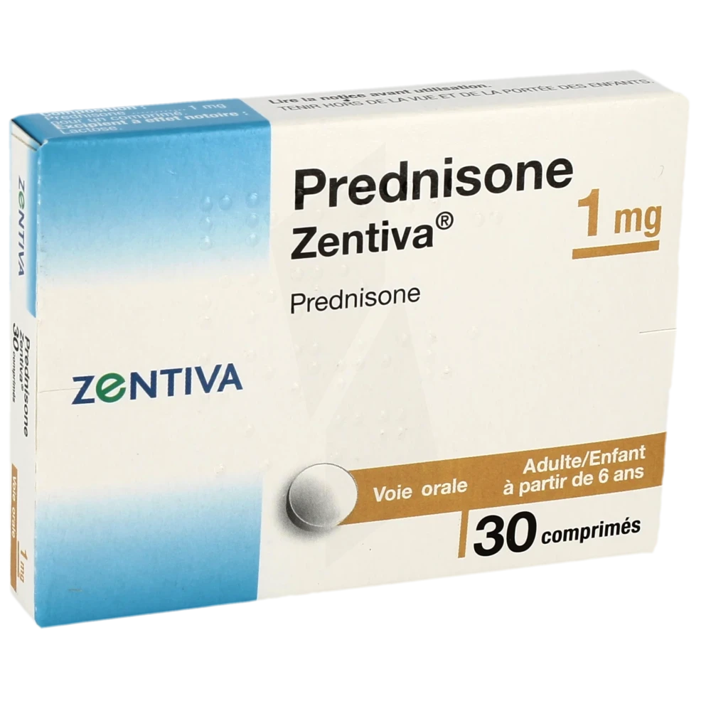 Prednisone Zentiva 1 Mg, Comprimé