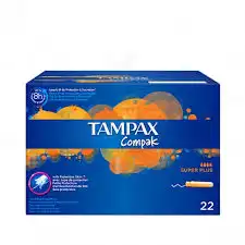 Tampax Compak - Tampon Super Plus à Paris