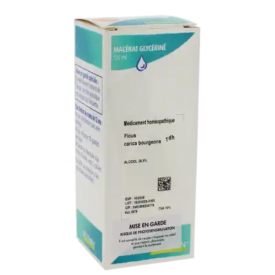 Boiron Ficus Carica Bourgeons 1dh Macérâts Glycérinés (mg) Solution Buvable Flacon De 125 Ml à MIRANDE