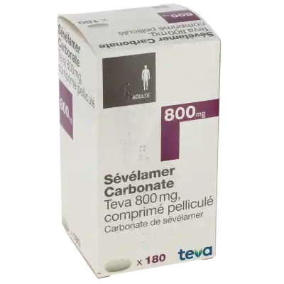 Sevelamer Carbonate Teva 800 Mg, Comprimé Pelliculé à TOULOUSE