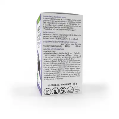 Arkogélules® Charbon Végétal Activé Gélules Bio Fl/40