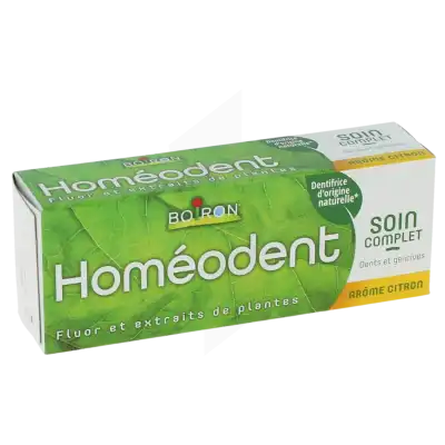 Boiron Homéodent Soin Complet Dentifrice Citron T/75ml à Gourbeyre