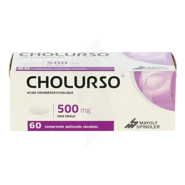 Cholurso 500 Mg, Comprimé Pelliculé Sécable
