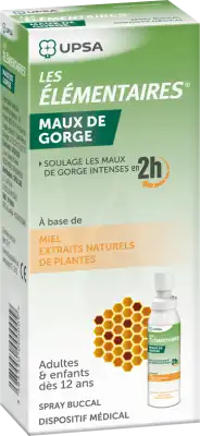 Les Elementaires Solution Buccale Maux De Gorge Adulte 30ml à Fargues-  Saint Hilaire