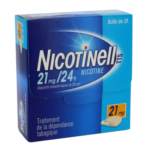 Nicotinell Tts 21 Mg/24 H, Dispositif Transdermique