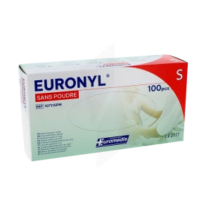 Euronyl Gant Vinyl Non Poudré T6/7 B/100