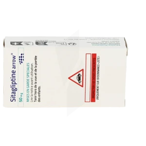 Sitagliptine Arrow 50 Mg, Comprimé Pelliculé