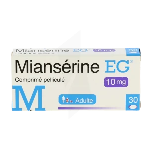 Mianserine Eg 10 Mg, Comprimé Pelliculé
