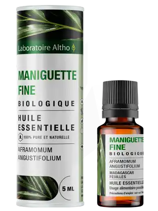 Laboratoire Altho Huile Essentielle Maniguette Fine Bio 5ml