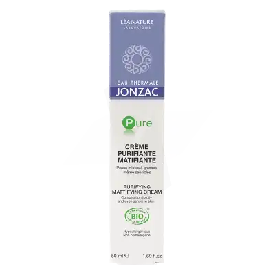 Jonzac Eau Thermale Pure Crème Purifiante Matifiante 50ml à  NICE