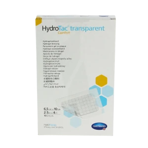 Hydrotac Transparent Comfort Pans Gel Adhésif 6,5x10cm B/ 10