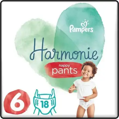 Pampers Harmonie Pants Couche T6 +15kg Paquet/18 à MONTEUX