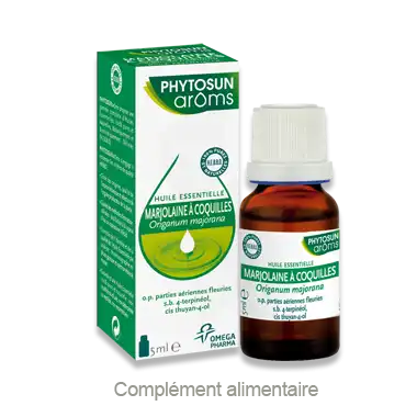 Phytosun Arôms Huiles Essentielles Marjolaine à Coquille 5 Ml